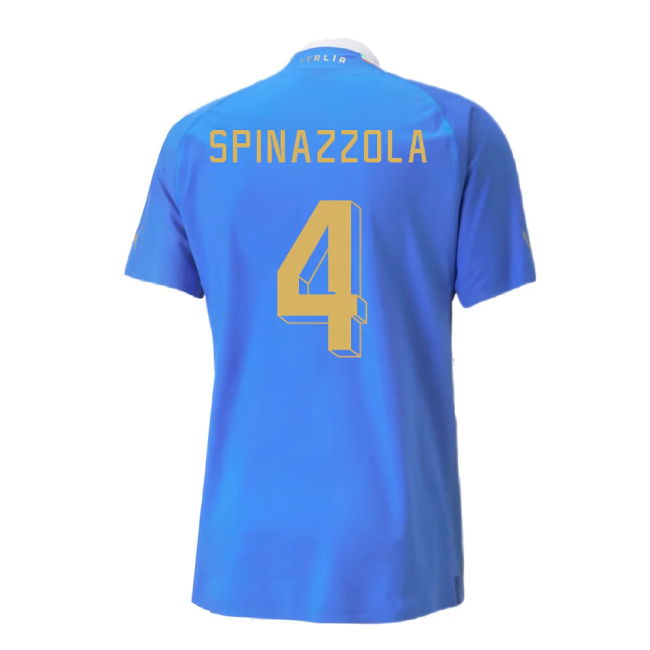 2022-2023 Italy Home Jersey Authentic with Packaging (SPINAZZOLA 4)