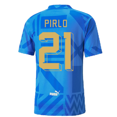2022-2023 Italy Home Pre-Match Jersey (Blue) (PIRLO 21)
