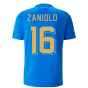 2022-2023 Italy Home Shirt (ZANIOLO 16)