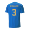 2022-2023 Italy Player Casuals Tee (Blue) (CHIELLINI 3)