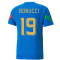 2022-2023 Italy Player Training Jersey (Blue) (BONUCCI 19)