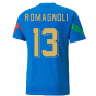 2022-2023 Italy Player Training Jersey (Blue) (ROMAGNOLI 13)
