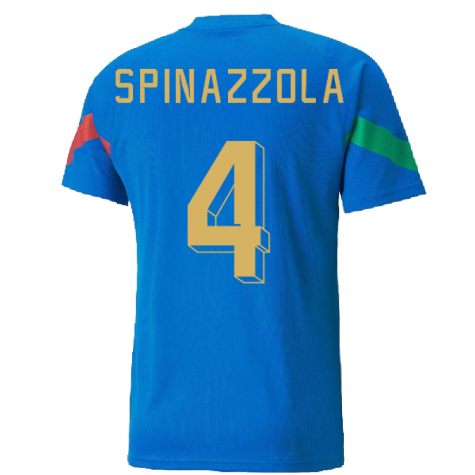 2022-2023 Italy Player Training Jersey (Blue) (SPINAZZOLA 4)