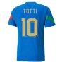 2022-2023 Italy Player Training Jersey (Blue) (TOTTI 10)