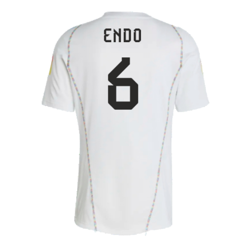 2022-2023 Japan Pre-Match Shirt (White) (Endo 6)