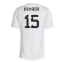 2022-2023 Japan Pre-Match Shirt (White) (Kamada 15)