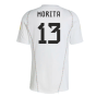 2022-2023 Japan Pre-Match Shirt (White) (Morita 13)