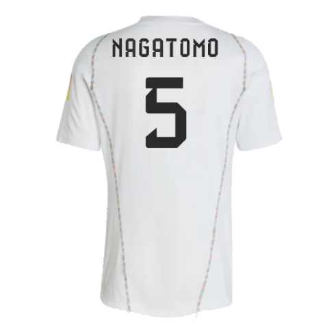 2022-2023 Japan Pre-Match Shirt (White) (Nagatomo 5)