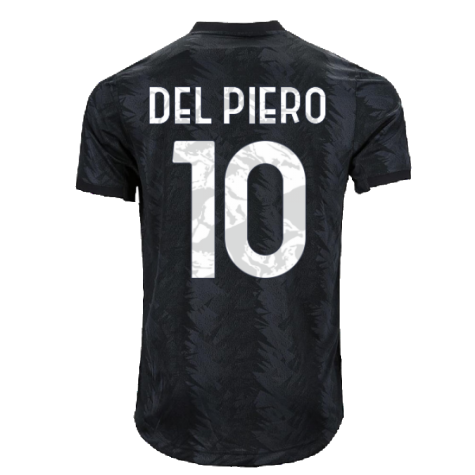 2022-2023 Juventus Authentic Away Shirt (DEL PIERO 10)