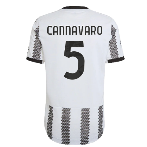 2022-2023 Juventus Authentic Home Shirt (CANNAVARO 5)