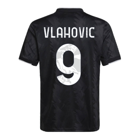 2022-2023 Juventus Away Shirt (Kids) (VLAHOVIC 9)