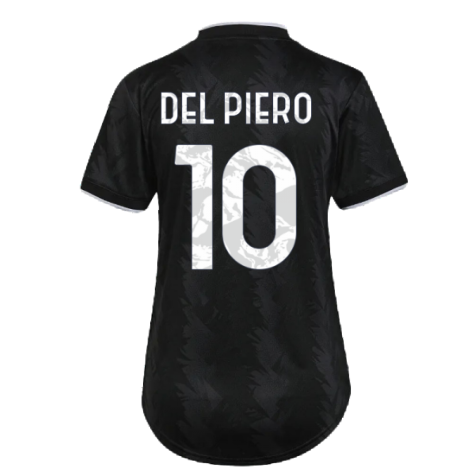 2022-2023 Juventus Away Shirt (Ladies) (DEL PIERO 10)