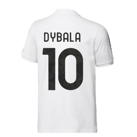 2022-2023 Juventus DNA 3S Tee (White) (DYBALA 10)