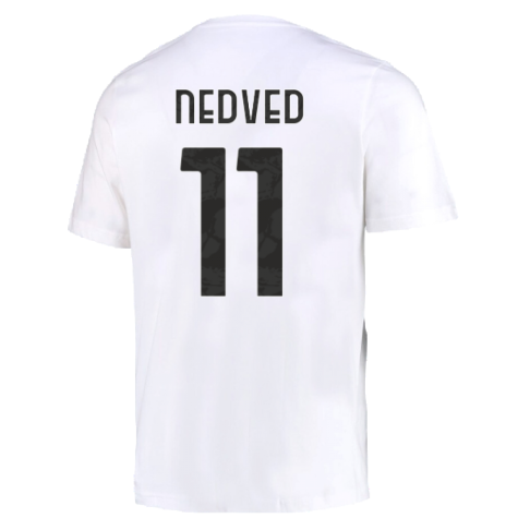 2022-2023 Juventus DNA Graphic Tee (White) (NEDVED 11)