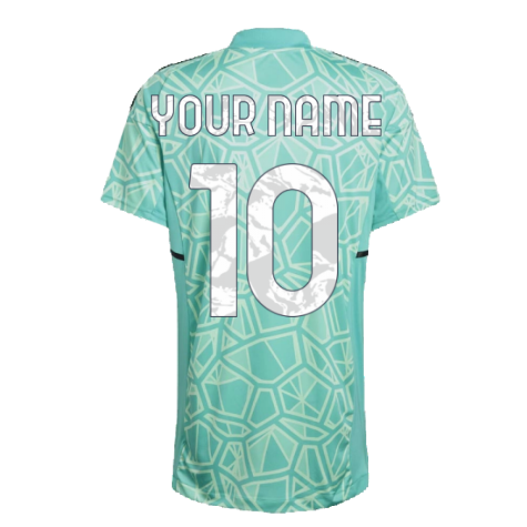 2022-2023 Juventus Home Goalkeeper Shirt (Mint) (Your Name)