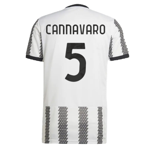 2022-2023 Juventus Home Shirt (Kids) (CANNAVARO 5)