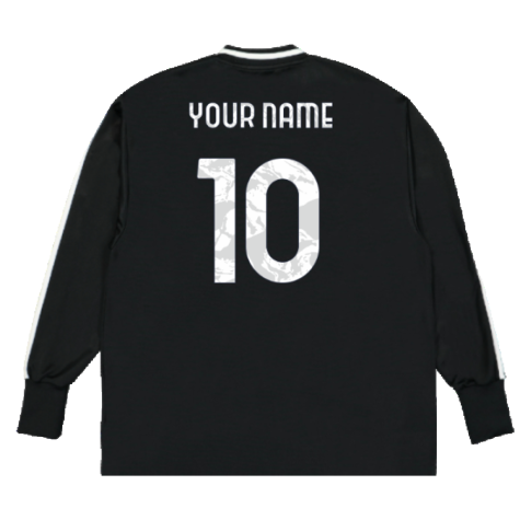 2022-2023 Juventus Icon Goalkeeper Shirt (Black) (Your Name)