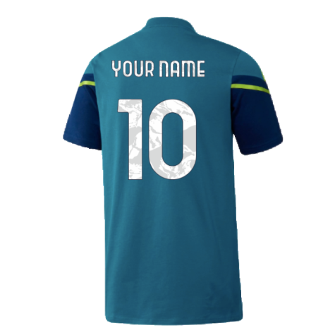 2022-2023 Juventus Training Shirt (Active Teal) - Kids (Your Name)