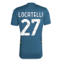 2022-2023 Juventus Training Shirt (Active Teal) (LOCATELLI 27)