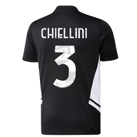 2022-2023 Juventus Training Shirt (Black) (CHIELLINI 3)