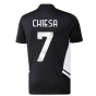 2022-2023 Juventus Training Shirt (Black) (CHIESA 7)