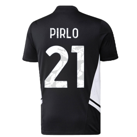 2022-2023 Juventus Training Shirt (Black) (PIRLO 21)