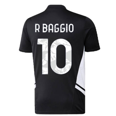 2022-2023 Juventus Training Shirt (Black) (R BAGGIO 10)