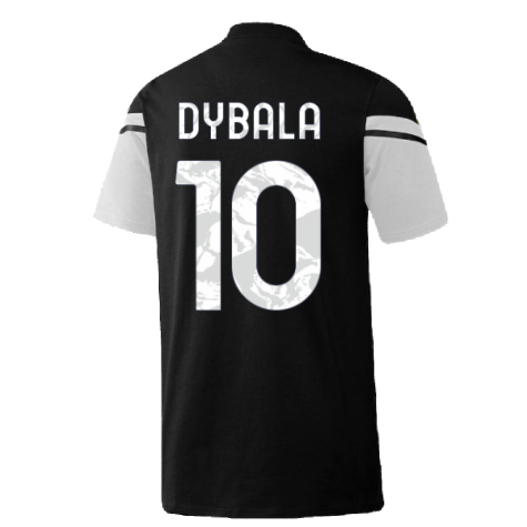 2022-2023 Juventus Training Tee (Black) (DYBALA 10)