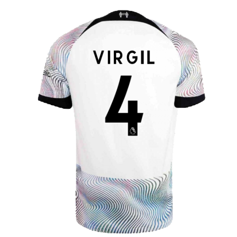 2022-2023 Liverpool Away Shirt (Kids) (VIRGIL 4)