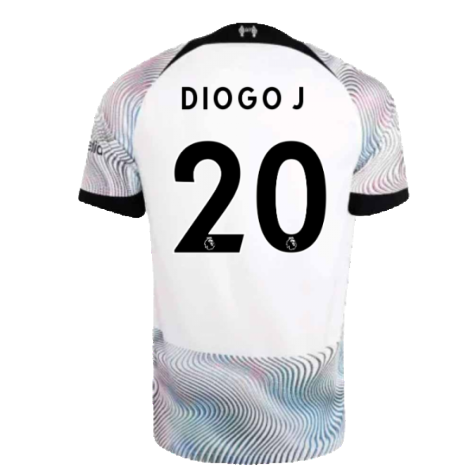 2022-2023 Liverpool Away Vapor Player Issue Shirt (DIOGO J 20)