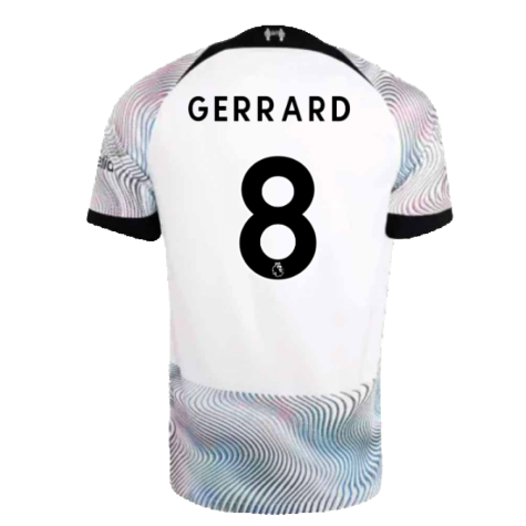 2022-2023 Liverpool Away Vapor Player Issue Shirt (GERRARD 8)