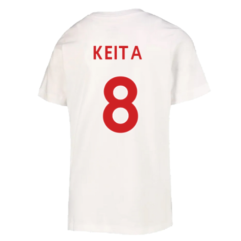 2022-2023 Liverpool Crest Tee (White) (KEITA 8)