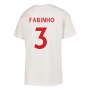 2022-2023 Liverpool Crest Tee (White) - Kids (FABINHO 3)
