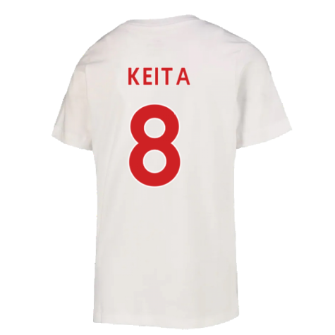 2022-2023 Liverpool Crest Tee (White) - Kids (KEITA 8)
