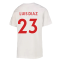 2022-2023 Liverpool Crest Tee (White) - Kids (LUIS DIAZ 23)