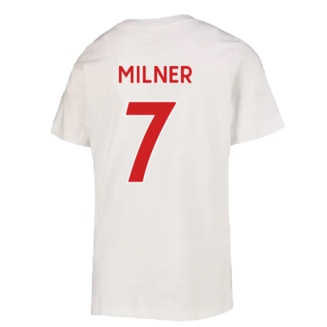2022-2023 Liverpool Crest Tee (White) - Kids (MILNER 7)