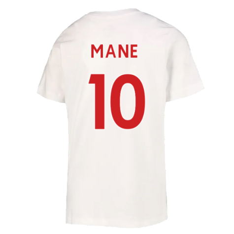 2022-2023 Liverpool Crest Tee (White) (MANE 10)