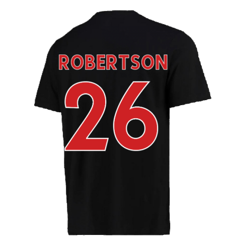 2022-2023 Liverpool Graphic Tee (Black) (ROBERTSON 26)