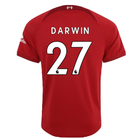 2022-2023 Liverpool Home Shirt (DARWIN 27)