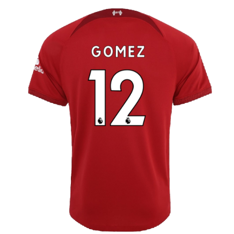 2022-2023 Liverpool Home Shirt (GOMEZ 12)