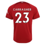 2022-2023 Liverpool Home Shirt (Kids) (CARRAGHER 23)