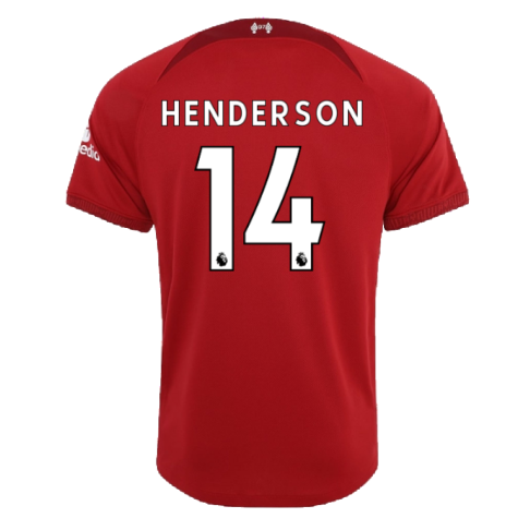 2022-2023 Liverpool Home Shirt (Kids) (HENDERSON 14)