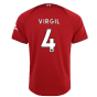 2022-2023 Liverpool Home Shirt (VIRGIL 4)