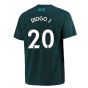 2022-2023 Liverpool Mens Football T-Shirt (Green) (DIOGO J 20)