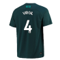 2022-2023 Liverpool Mens Football T-Shirt (Green) (VIRGIL 4)