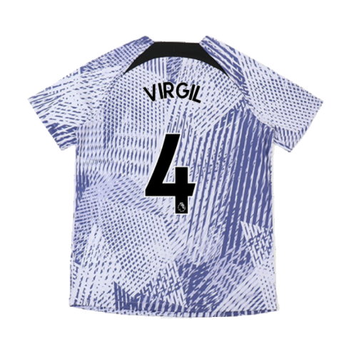 2022-2023 Liverpool Pre-Match Training Shirt (Pure Violet) (VIRGIL 4)