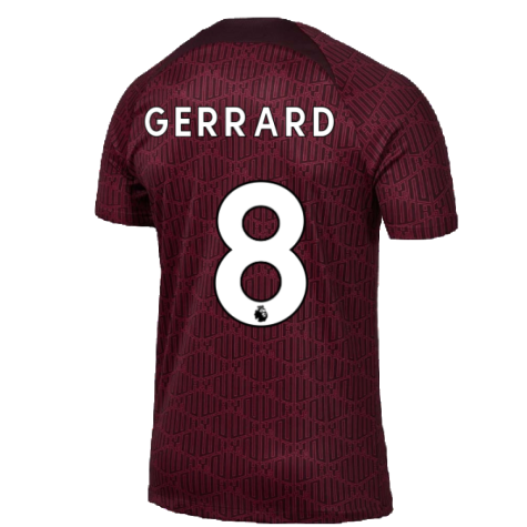 2022-2023 Liverpool Pre-Match Training Shirt (Red) (GERRARD 8)