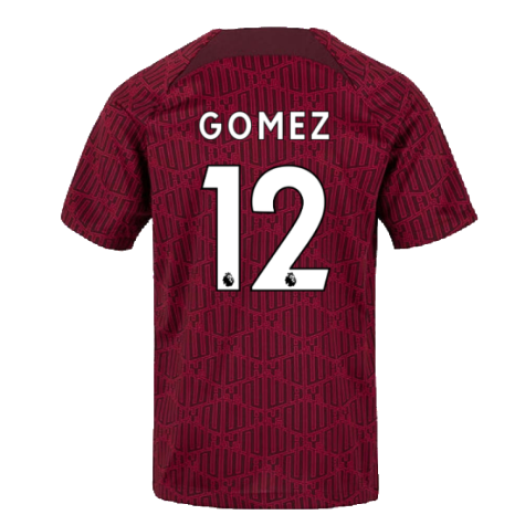 2022-2023 Liverpool Pre-Match Training Shirt (Red) - Kids (GOMEZ 12)