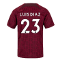 2022-2023 Liverpool Pre-Match Training Shirt (Red) - Kids (LUIS DIAZ 23)