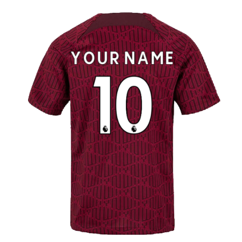 2022-2023 Liverpool Pre-Match Training Shirt (Red) - Kids (Your Name)